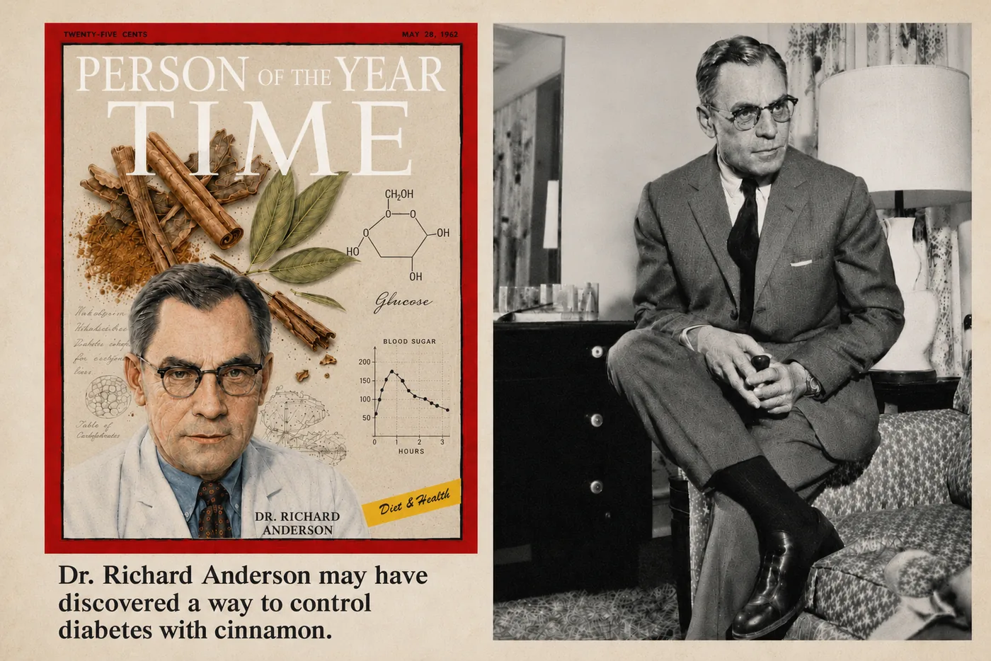 TIME Magazine coverage of Dr. Richard Anderson's cinnamon research