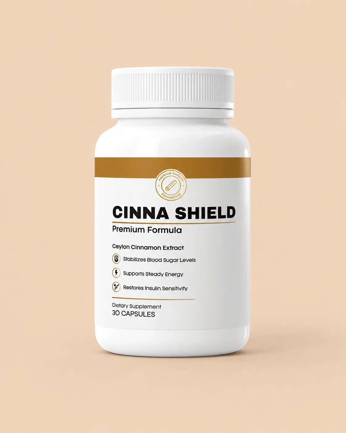 CinnaShield supplement bottle